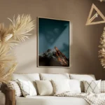 poster sommet de montagne salon.webp