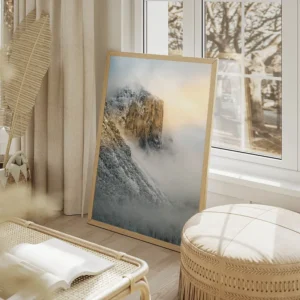 poster sommet enneige salon beige.webp
