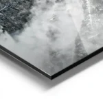 poster sommet montagne enneige aluminium.webp