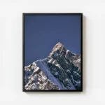 poster sommet neigeux montagnard avec cadre.webp