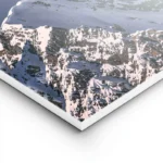 poster sommet neigeux montagnard lightpanel.webp