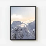 poster sommets enneiges avec cadre.webp