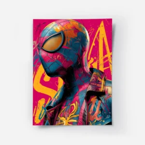 poster spider man street art.webp