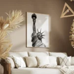 poster statue de la liberte minimaliste salon.webp