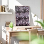 poster succulentes violettes bureau.webp