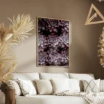 poster succulentes violettes salon.webp
