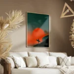 poster surf au coucher de soleil salon.webp