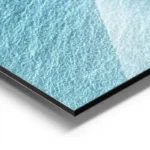 poster surfeur eau turquoise aluminium.webp