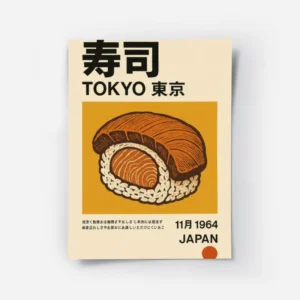 poster sushi tokyo 1964.webp