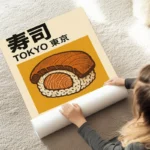 poster sushi tokyo 1964 au sol.webp