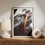 poster tableau tableau de bord voiture vintage meuble.webp