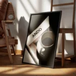 poster tasse blanche sur livre encadre.webp