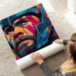 poster thor street art au sol.webp