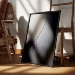 poster tige de plante minimaliste encadre.webp