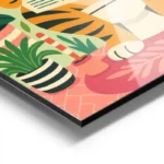 poster tigre aux toilettes aluminium.webp