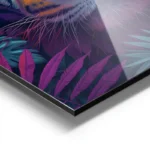poster tigre iridescent jungle aluminium.webp