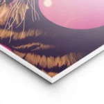 poster tigre lunettes roses lightpanel.webp