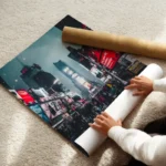 poster time square de nuit enroule.webp