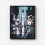 poster time square neige avec cadre.webp