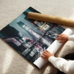 poster time square neige enroule.webp