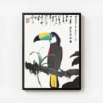 poster toucan colore avec cadre.webp