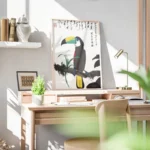 poster toucan colore bureau.webp