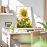 poster tournesol lumineux bureau.webp