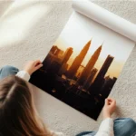 poster tours jumelles kuala lumpur en rouleau.webp