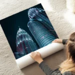 poster tours petronas illuminees au sol.webp