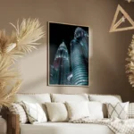 poster tours petronas illuminees salon.webp