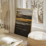 poster traces abstraites salon beige.webp
