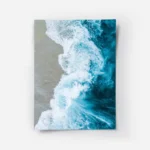 poster vagues bleu ocean.webp