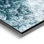 poster vagues marines dynamiques aluminium.webp
