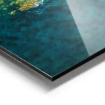 poster vagues rivage aluminium.webp