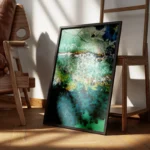 poster vagues rivage encadre.webp