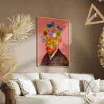 poster van gogh aux fleurs colorees salon.webp