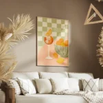 poster verre de fruit salon.webp