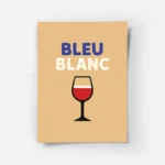 poster verre de vin bleu blanc rouge.webp