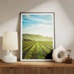poster vignobles ensoleilles meuble.webp