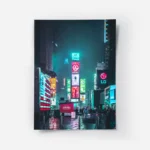 poster ville nocturne illuminee.webp