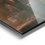 poster ville vue aerienne aluminium.webp