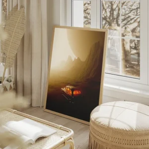 poster voiture mars salon beige.webp