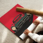 poster voiture mercedes minimaliste enroule.webp