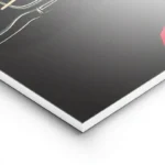 poster voiture mercedes minimaliste lightpanel.webp