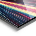 poster voitures spatiales colorees aluminium.webp