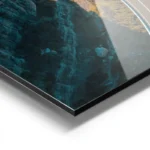 poster vue aerienne autoroute cotiere aluminium.webp