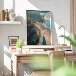 poster vue aerienne autoroute cotiere bureau.webp