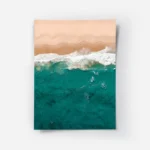 poster vue aerienne de plage.webp