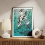 poster vue aerienne eau turquoise meuble.webp