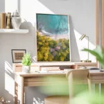 poster vue aerienne plage et nature bureau.webp